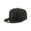 Baltimore Orioles Blackout Basic 59FIFTY Fitted Hat