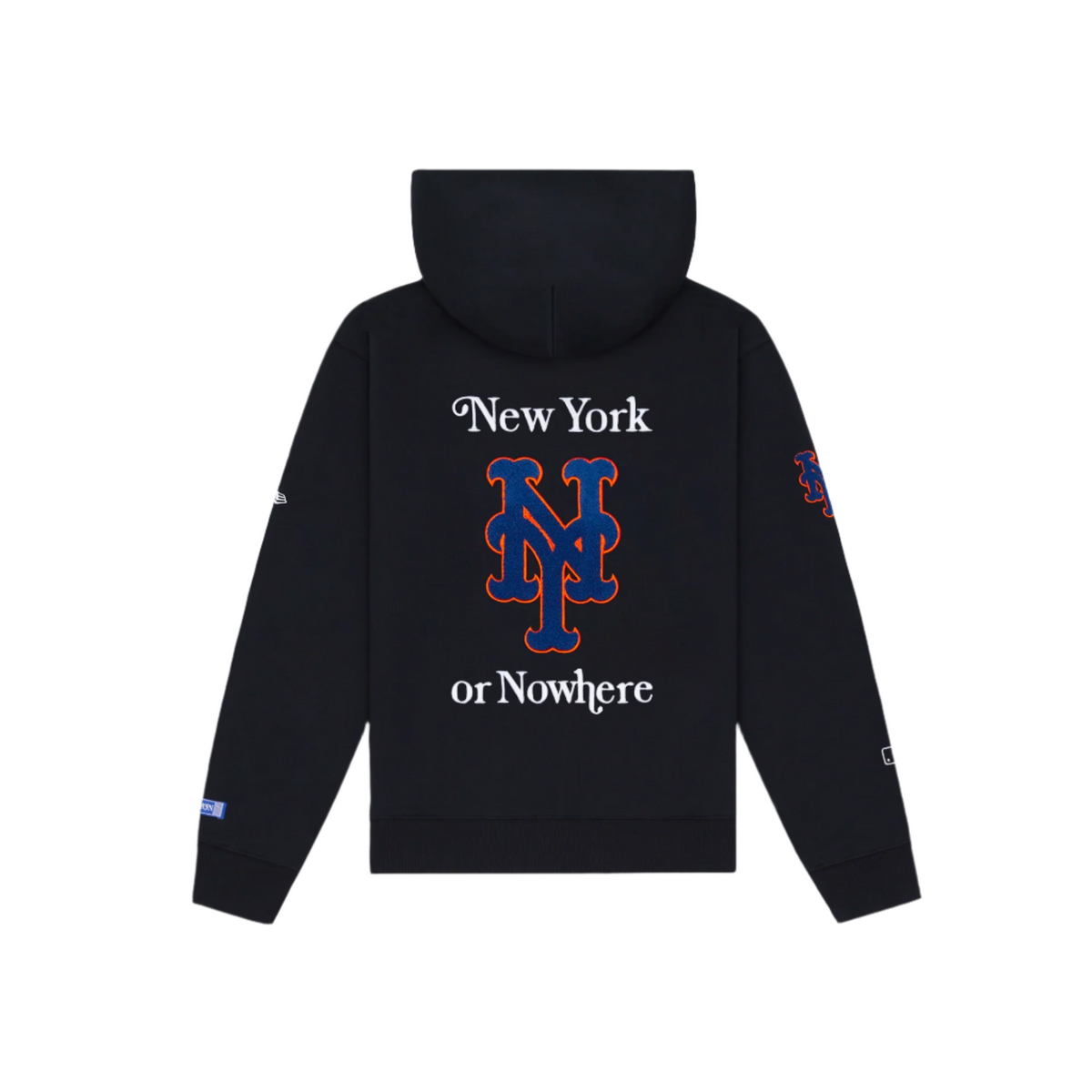 New York or Nowhere x New York Mets Black Full-Zip Hoodie