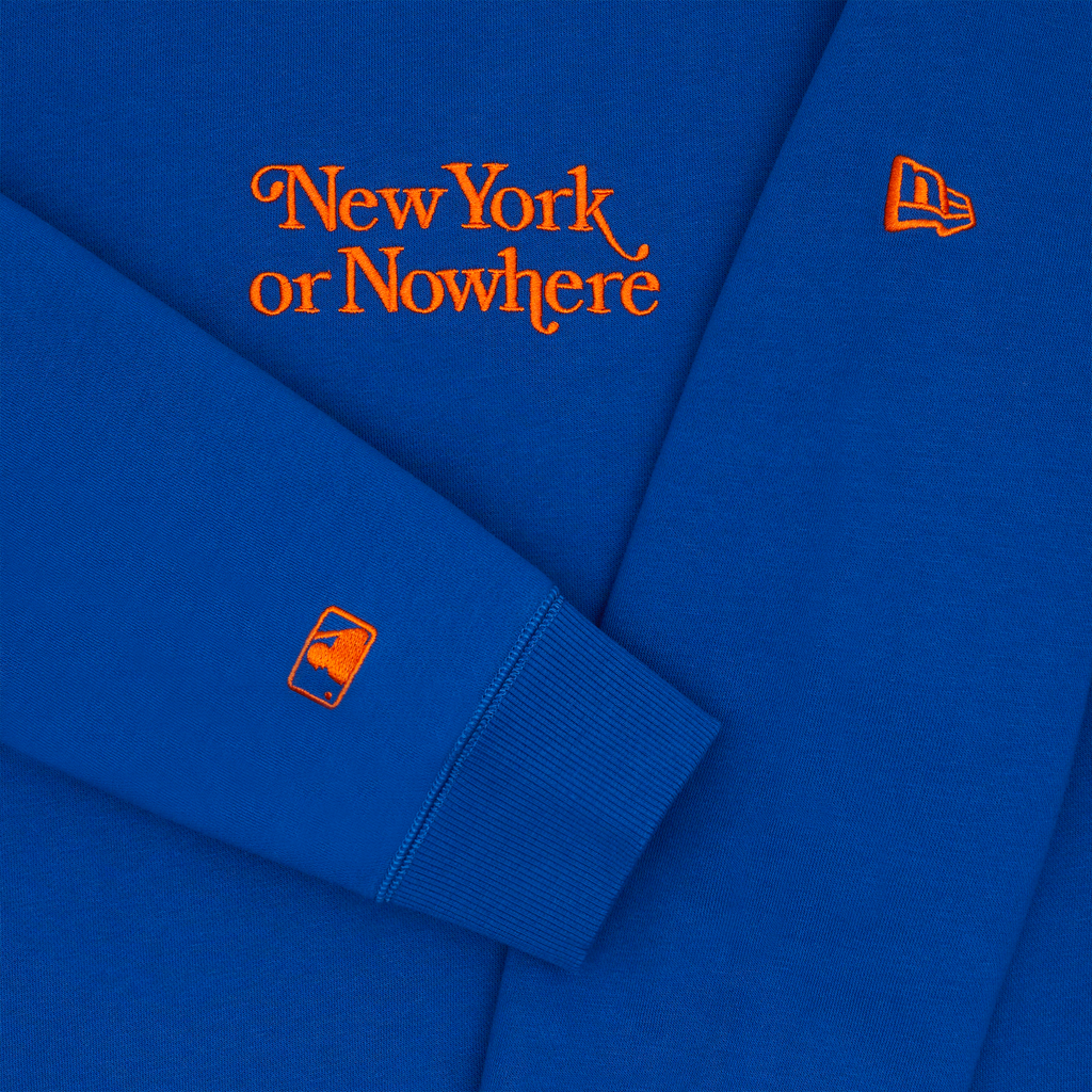 New York or Nowhere x New York Mets Youth Light Royal Crewneck